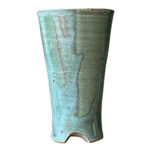 Vintage Studio Pottery Green Vase