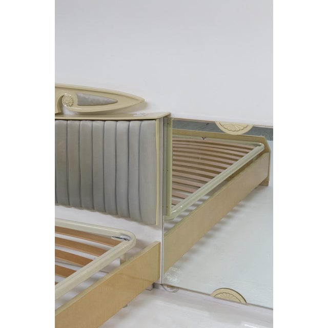 Italian Bed by Giovanni Gariboldi for Gina Lollobrigida, 1950s For Sale - Image 11 of 16