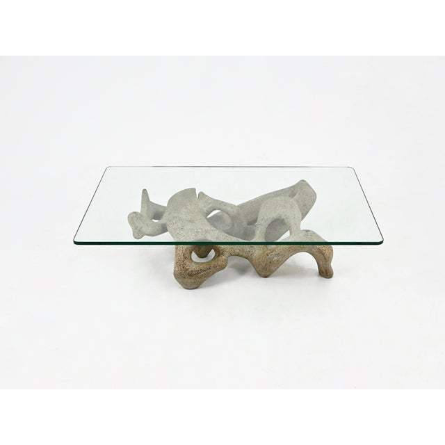 Coffee Table attributed to Claudio Trevi, 1970s For Sale - Image 4 of 13