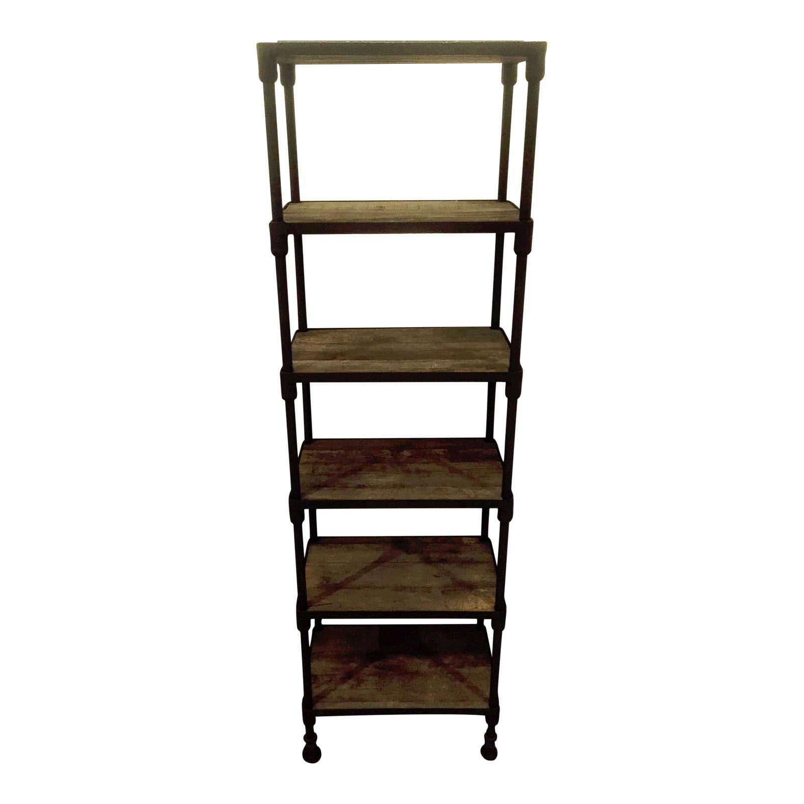Restoration Hardware Dutch Industrial Narrow Shelving Chairish