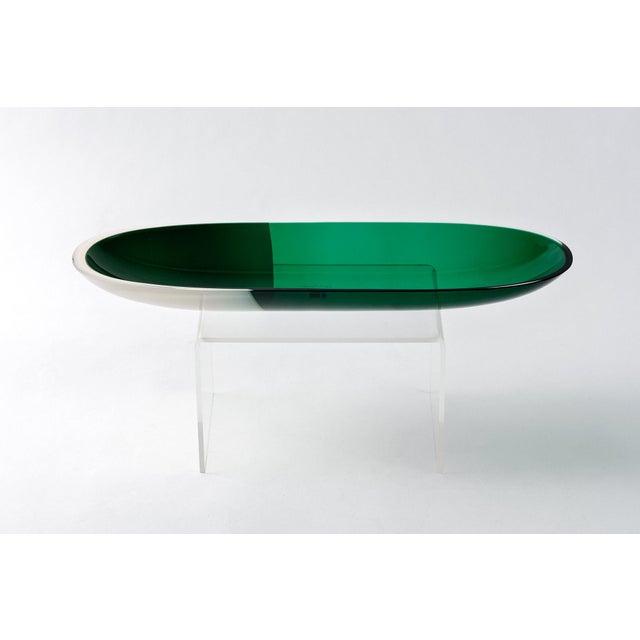 Mid-Century Modern Italian Murano Glass Incalmo Dish by Carlo Moretti for Moretti, 2003 For Sale - Image 3 of 5