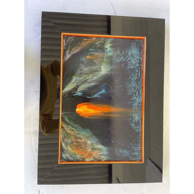 Abstract Leonardo Nierman “Creation” Painting, 1965 For Sale - Image 3 of 6