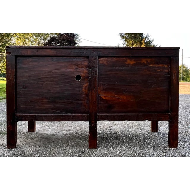 Early 19th Century Polychromed Asian Storage Cupboard For Sale - Image 12 of 13