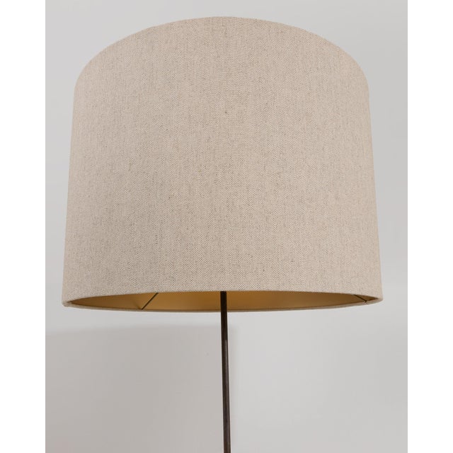 Gold 19th Century France Gold Carved Giltwood Floor Lamps - Pair For Sale - Image 8 of 10