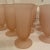 1940s Pink Frosted Juice Glasses - Set of 9 For Sale In Sacramento - Image 6 of 7