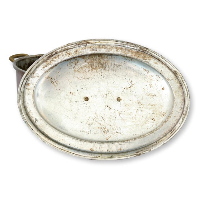 Metal Large 19th Century French Hammered Copper Pot w/ Lid For Sale - Image 7 of 7