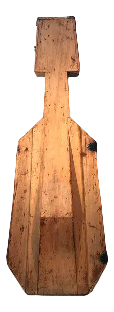Early 20th Century Antique Modernist Cubist Cello Case Sculpture