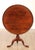 Antique Queen Anne Style Solid Mahogany Round Tilt-Top Table For Sale In Philadelphia - Image 6 of 12