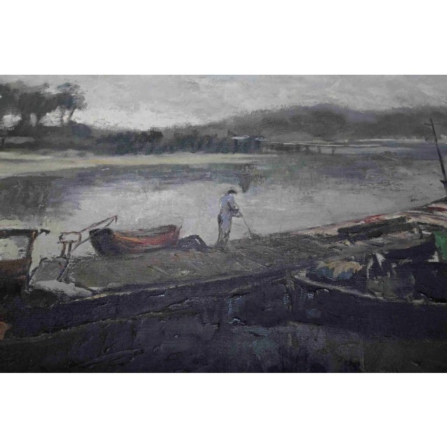 Jules, De Cort ships, Oil on Canvas, Framed For Sale - Image 3 of 11