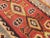 Red Vintage Turkish Kilim Rug - 66" X 116" For Sale - Image 8 of 11