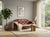Mid-Century Modern Mid-Century Modern Leather and Wood 2-Seater Sofa by Ipoly Bútorgyár, Hungary, 1960s For Sale - Image 3 of 8