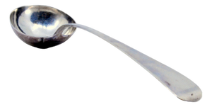 Plain Silver Soup Ladle with Handle