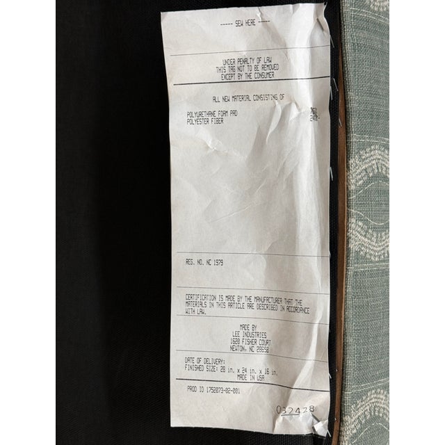 Lee Industries Bespoke Ottoman, Style 1442-00 For Sale - Image 10 of 12