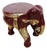 Antique Elephant Side Stool, 1800s For Sale