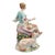 Shepherdess with Sheep Figurine in Porcelain, 1870s For Sale - Image 6 of 12