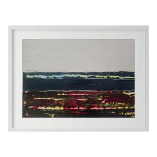 Pacific Ocean / Palisades No. 4 — Original Contemporary Abstract Seascape by Diane Grant | High End Shadow Box Framed For Sale