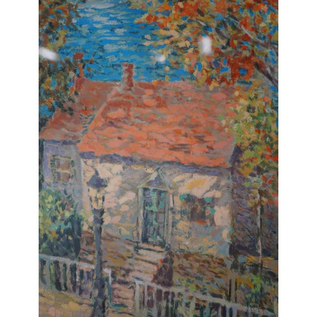 Drawing/Sketching Materials Impressionist Autumn Leaves Serigraph - Signed & Numbered For Sale - Image 7 of 13