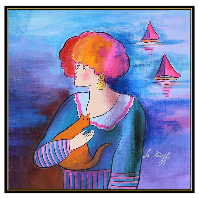 Message us to inquire about custom framing options! (Included for free with every purchase) The artwork here, "By the...
