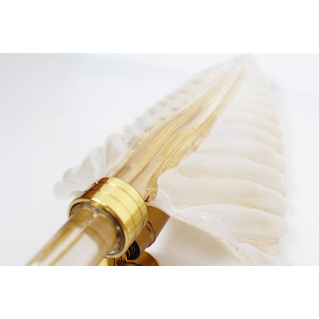 Murano Glass Wall Lamps from Barovier & Toso, 1960s, Set of 2 For Sale - Image 6 of 11