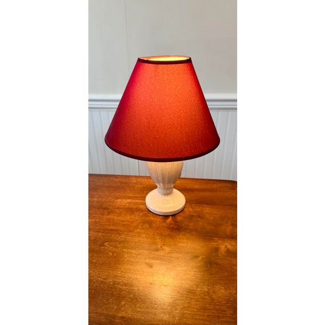 Vintage Art Deco Urn Style Accent Lamp For Sale - Image 9 of 12