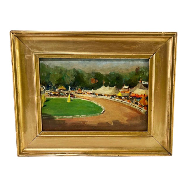 C. 1920s Morgan Colt Impressionistic Oil on Panel For Sale