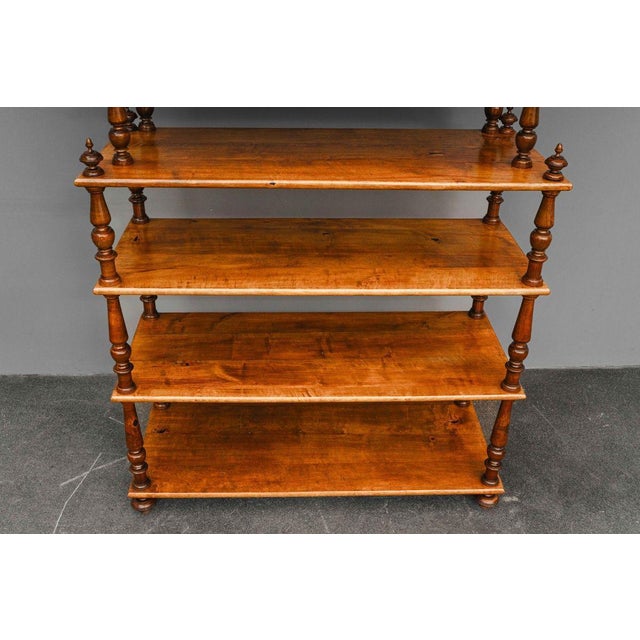 Gründerzeit Tiered Shelf in Walnut, Late 19th Century For Sale - Image 11 of 16