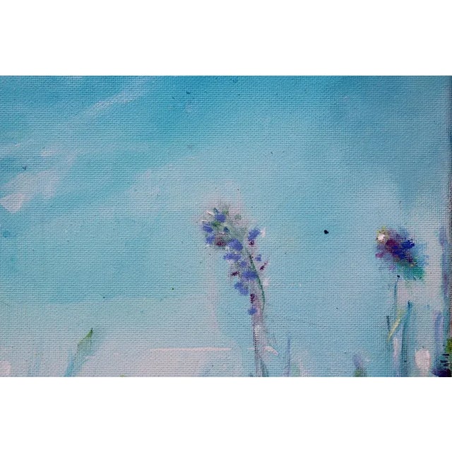 Marita Krumina, Grass, Acrylic & Oil on Canvas For Sale - Image 6 of 8