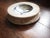 Vintage Round Travertine Ashtray With Metal Insert For Sale - Image 4 of 11