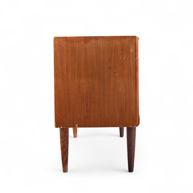 Mid 20th Century Svend Madsen Mid 20th Century Danish Teak Curved Front Credenza For Sale - Image 5 of 11