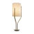 Table lamp "Arborescence", Hervé Langlais Dimensions: 20 diameter x 65 height cm Materials: Satin brass, drop paper...