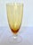 1940s Mid-Century Modern Cambridge Glass Co. Amber Optic Stem 3121 Goblets - Set of 7 For Sale - Image 12 of 13