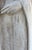 Pair Monumental Antique 48" Solid Stone Chinese Court Lady Figure Statues Tang Style For Sale - Image 17 of 18