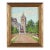 1940’s Oil on Board Henrietta Dunn Mears First Church of Christ, Boston For Sale