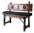 1930's Kittinger Spanish Baroque Style Iron-Mounted Walnut Hall Bench For Sale
