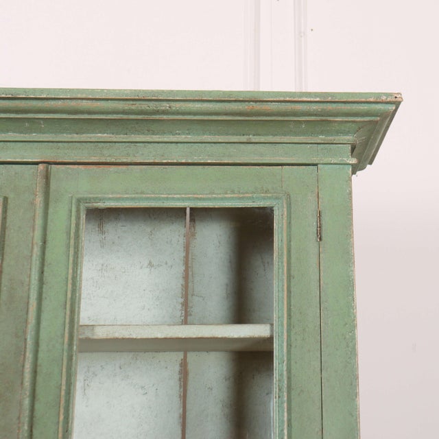 Wood English Painted Kitchen Dresser, 1850s For Sale - Image 7 of 13