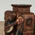 Black Antique Indian Carved Wood Elephant Stand or Pedestal For Sale - Image 8 of 12