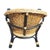 Modern Black Rattan Armchair Dining Chair W/ Wicker Seat For Sale - Image 4 of 4
