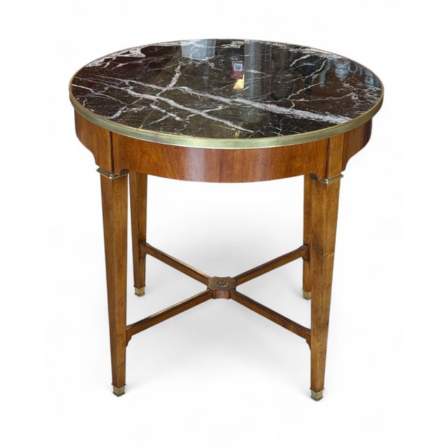 French 1980s Baker McMillen Collection Directoire Style Table For Sale - Image 3 of 13