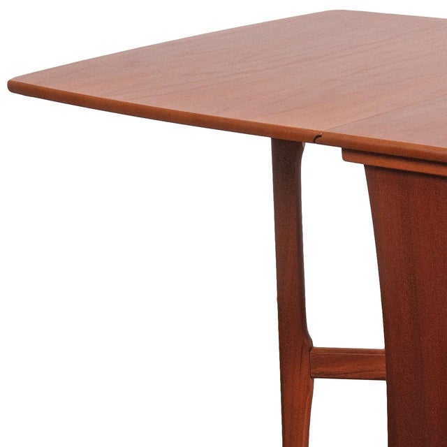 G-Plan Furniture Mid-Century Modern Teak Drop-Leaf Dining Table Circa. 1960s For Sale - Image 4 of 7