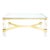 Karl Springer Authentic Signed Lucite and Brass Coffee Table For Sale