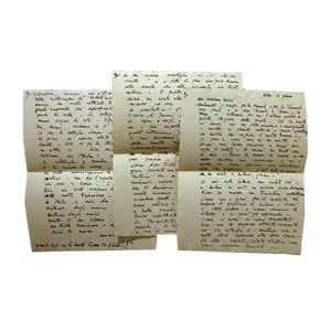 Corrado Cagli - Letter to the Countess Pecci Blunt - Mid-20th-Century