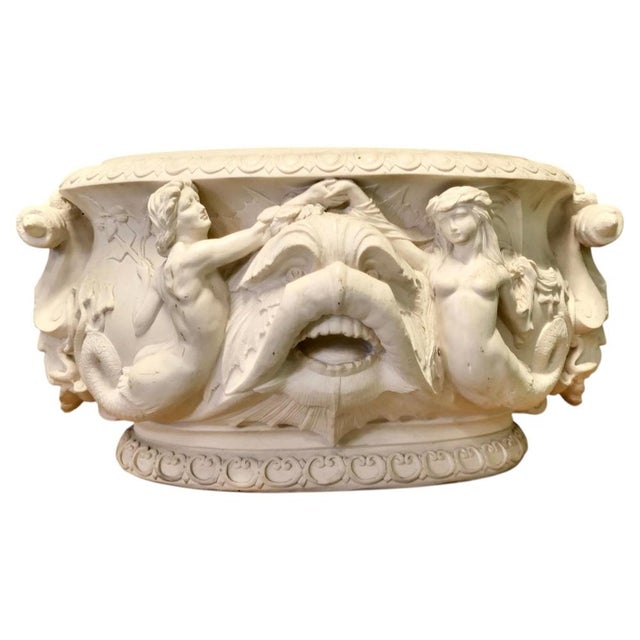 White Sanctioned Replication Vase from the Victoria & Albert Museum, 1960 For Sale - Image 8 of 8