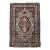 Antique Kerman Lavar Area Rug, Floral Design, Wool, 1880s For Sale