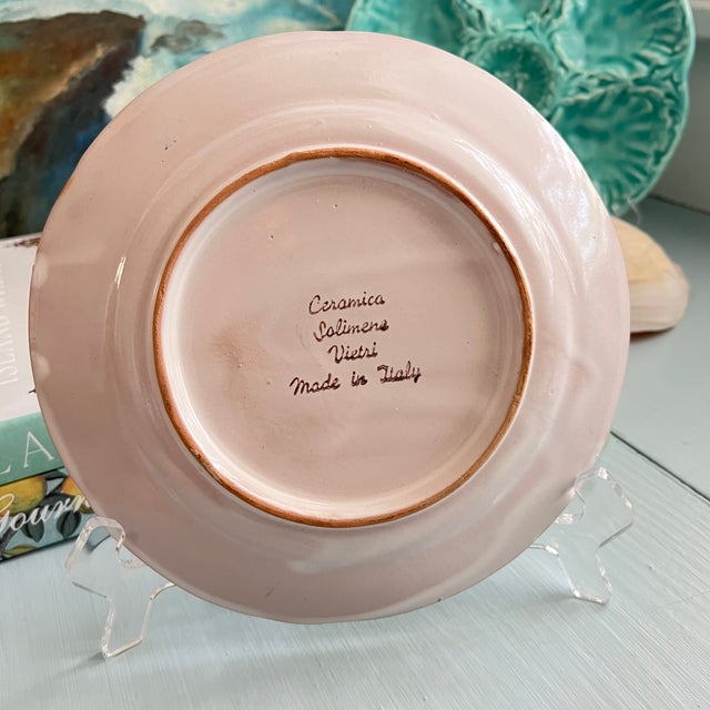 Late 20th Century Vietri Campagna Plates- Set of 9 For Sale - Image 11 of 11