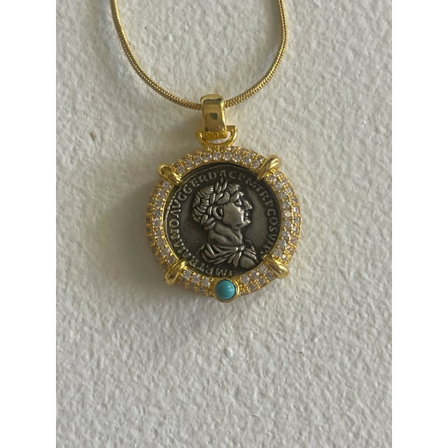 Coin Necklace and Pendant For Sale - Image 4 of 5