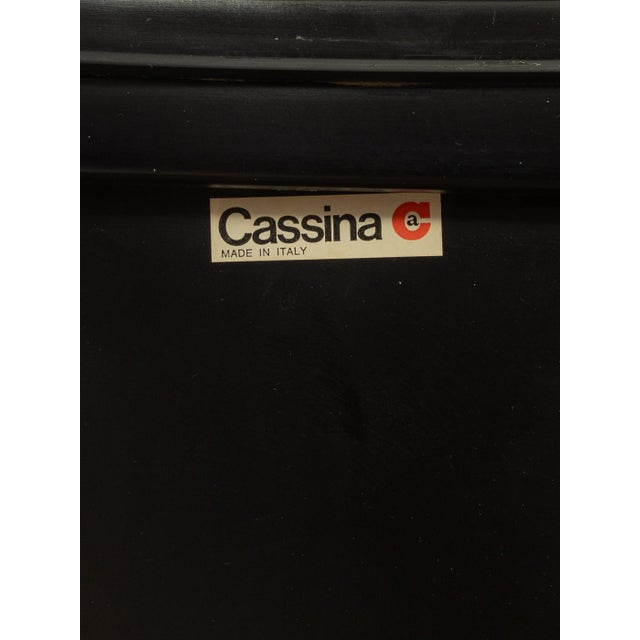 Black Model 783 Nesting Tables by Gianfranco Frattini for Cassina, 1960s, Set of 4 For Sale - Image 8 of 9