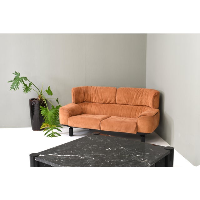 Textile Love Seat by Gianfranco Frattini for Cassina, Italy, 1987 For Sale - Image 7 of 18