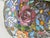 Vintage Tiffany Style Stained Glass Roses Poppies Cabochons Bell Lampshade For Sale - Image 17 of 18