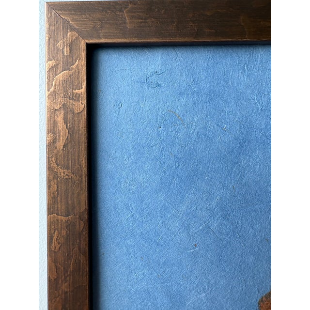 2020s 2020 Rene Romero Schuler Original Ballerina Ballet Painting “Gisha” in Copper Leaf, Framed For Sale - Image 5 of 15