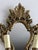 Mid-Century French Rococo Revival Brass Wall Mirror Sconce, 1950s For Sale - Image 4 of 16